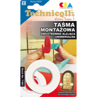 Montážna obojstranná páska 1,5m / 19mm Montážna obojstranná páska 1,5m / 19mm